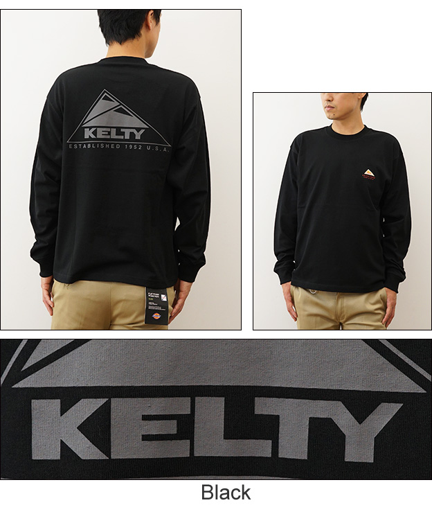 KELTY ケルティ ロンT 長袖 Tシャツ バック ロゴ メンズ クラシック ブランド ロゴ オーバーサイズ ビッグシルエット 大きい サイズ 白 黒 KE23213084｜robinjeansbug｜07