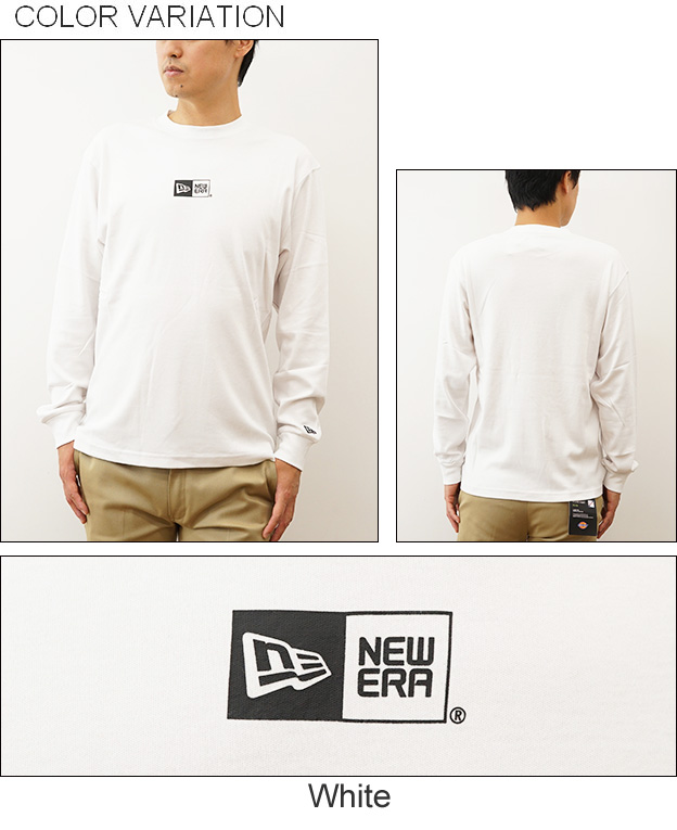New Era ニューエラ ロンT 長袖 ウォーム Tシャツ Box Logo ボックス