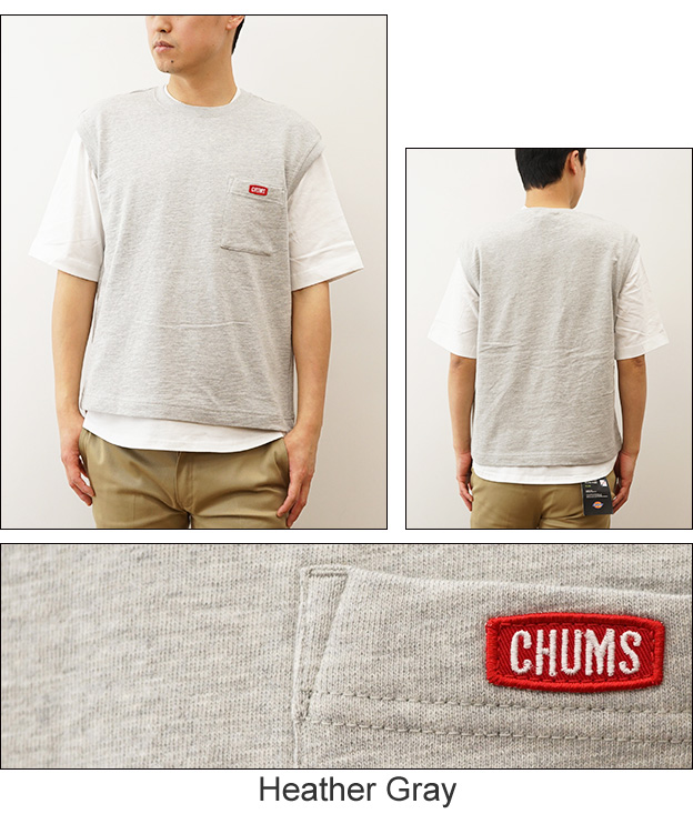 CHUMS チャムス（CHUMS）（レディース）半袖Tシャツ + ベスト