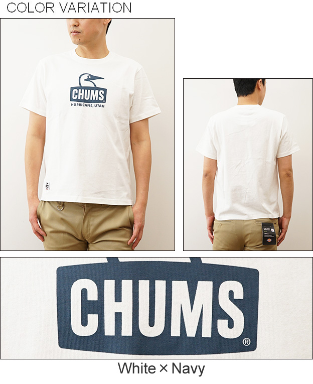 CHUMS チャムス ブービーフェイス Tシャツ メンズ レディース 半袖 ロゴ 大きい サイズ アウトドア キャンプ フェス 登山 アメカジ ストリート CH01-2278｜robinjeansbug｜04