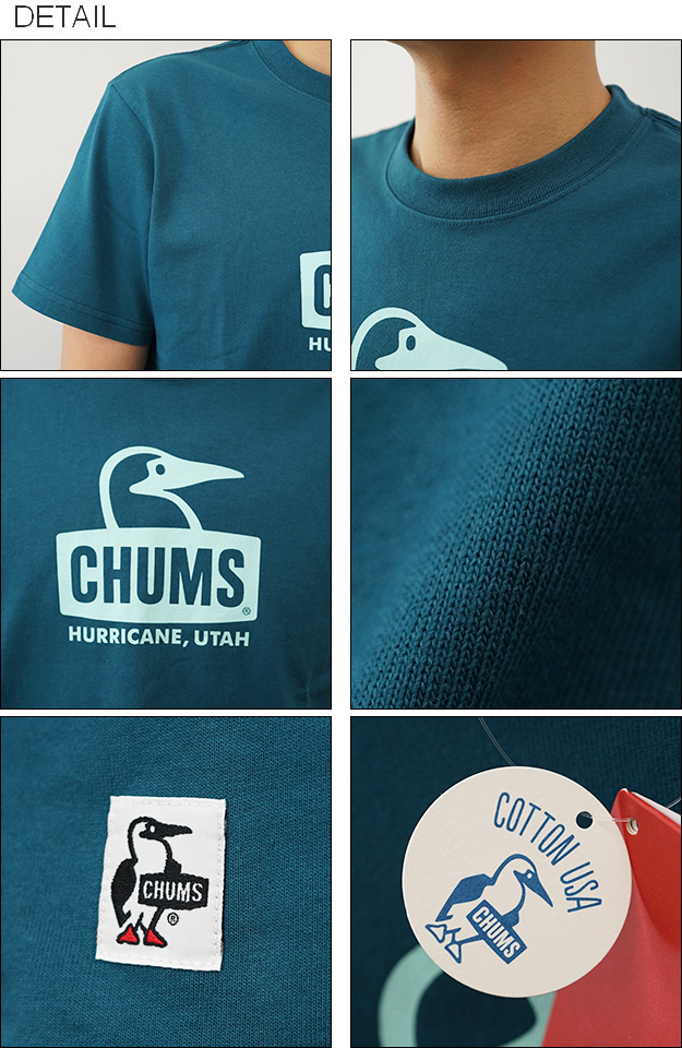 CHUMS チャムス ブービーフェイス Tシャツ メンズ レディース 半袖 ロゴ 大きい サイズ アウトドア キャンプ フェス 登山 アメカジ ストリート CH01-2278｜robinjeansbug｜03