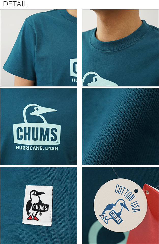 CHUMS チャムス ブービーフェイス Tシャツ メンズ レディース 半袖 ロゴ 大きい サイズ アウトドア キャンプ フェス 登山 アメカジ ストリート CH01-2278 | CHUMS | 02