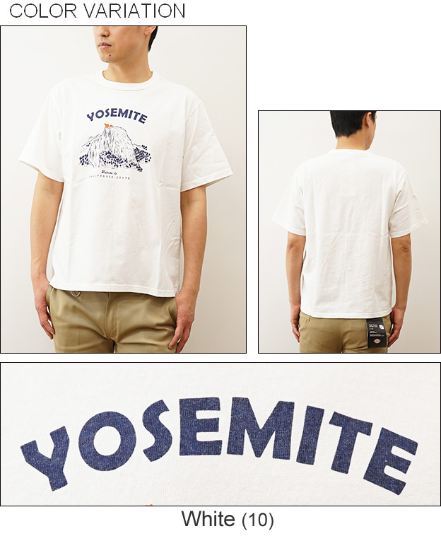 BARNS バーンズ タフネック 半袖 Tシャツ Yosemite メンズ 日本製 綿100% 厚手 大きいサイズ プリント 古着 加工 デザイン 経年変化 アメカジ アメリカ BR-24144 | BARNS OUTFITTERS | 03