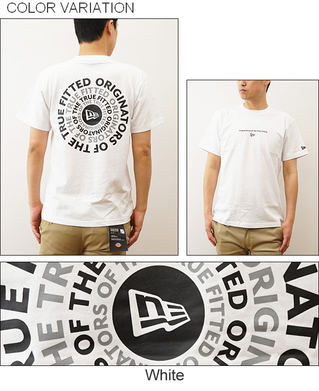 New Era ニューエラ 半袖 コットン Tシャツ Circle OOTTF メンズ レディース 大きい サイズ バックプリント ストリート 綿100 14121902 14121903 14121905 | NEW ERA | 03