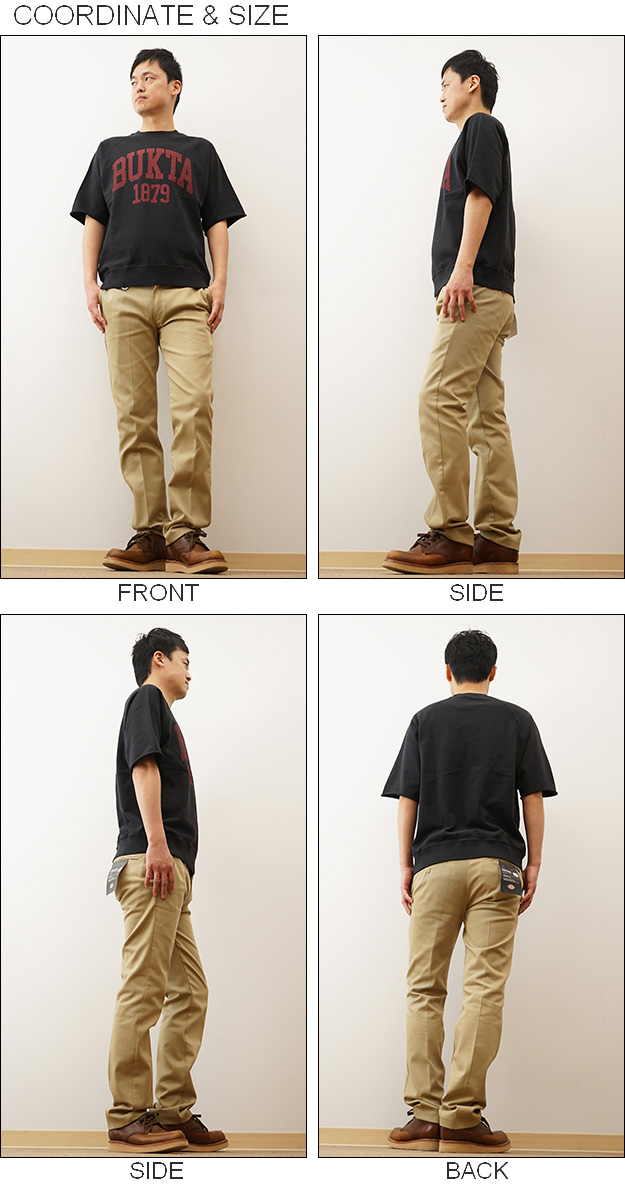 BUKTA バクタ Tシャツ ミニ 裏毛 メンズ レディース 半袖 スウェットT 大きい サイズ オーバーサイズ ビッグシルエット カレッジ ロゴ キャンプ BU2345806 | Bukta | 01