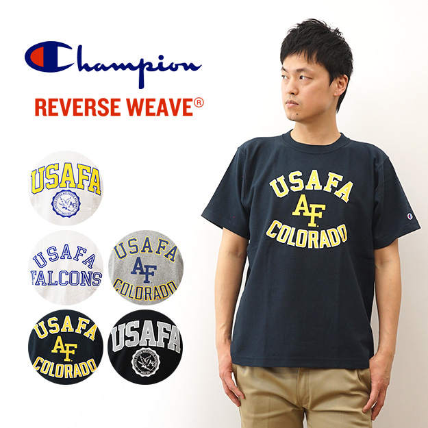 Champion チャンピオン リバースウィーブ Tシャツ USAFA メンズ