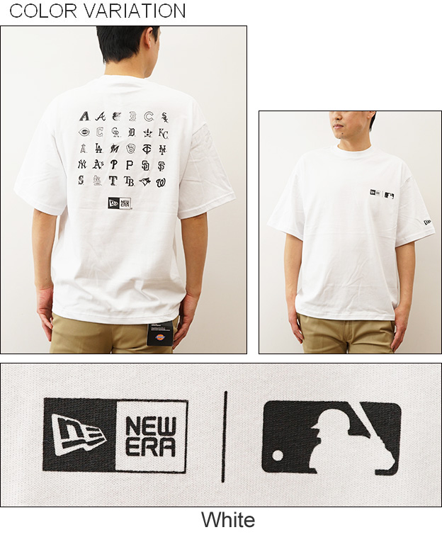 New Era ニューエラ Tシャツ 半袖 オーバーサイズド コットン MLB Apparel メンズ プリント 大きいサイズ メジャーリーグ 野球 ブランド 14121856 14121857 | NEW ERA | 03