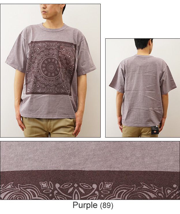 KRIFF MAYER クリフメイヤー Tシャツ ピグメント バンダナ ポケT ポケット メンズ レディース 半袖 ペイズリー 大きいサイズ オーバーサイズ 古着 加工 2347200 | KRIFF MAYER | 04