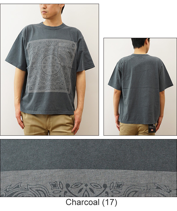 KRIFF MAYER クリフメイヤー Tシャツ ピグメント バンダナ ポケT ポケット メンズ レディース 半袖 ペイズリー 大きいサイズ オーバーサイズ 古着 加工 2347200 | KRIFF MAYER | 05