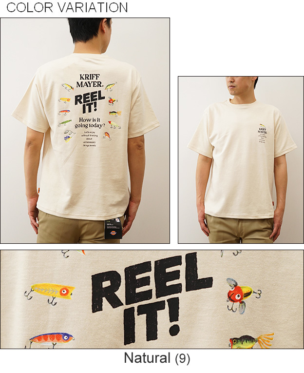 KRIFF MAYER クリフメイヤー Tシャツ ひんやり スラブT ルアー メンズ レディース 半袖 接触冷感 バックプリント おしゃれ 大きいサイズ 古着 加工 釣り 2347813 | KRIFF MAYER | 03