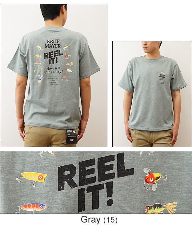 KRIFF MAYER クリフメイヤー Tシャツ ひんやり スラブT ルアー メンズ レディース 半袖 接触冷感 バックプリント おしゃれ 大きいサイズ 古着 加工 釣り 2347813 | KRIFF MAYER | 04