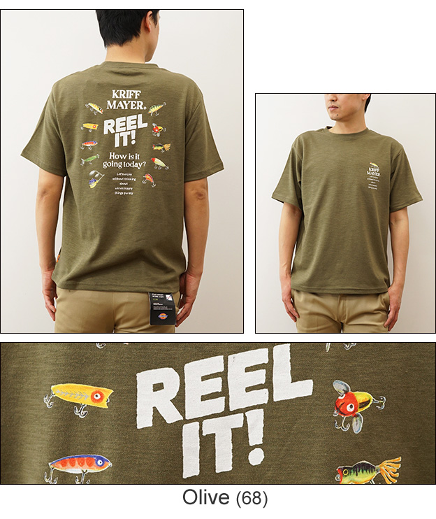 KRIFF MAYER クリフメイヤー Tシャツ ひんやり スラブT ルアー メンズ レディース 半袖 接触冷感 バックプリント おしゃれ 大きいサイズ 古着 加工 釣り 2347813 | KRIFF MAYER | 05