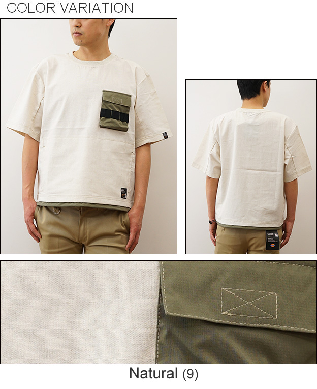 KRIFF MAYER クリフメイヤー ROKX ロックス コラボ 布帛 Tシャツ ポケT ポケット メンズ レディース 半袖 綿 麻 おしゃれ 大きいサイズ キャンプ 2345103 | KRIFF MAYER | 03