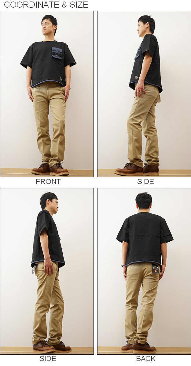 KRIFF MAYER クリフメイヤー ROKX ロックス コラボ 布帛 Tシャツ ポケT ポケット メンズ レディース 半袖 綿 麻 おしゃれ 大きいサイズ キャンプ 2345103 | KRIFF MAYER | 01