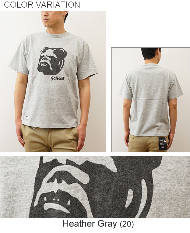 Schott ショット 半袖|クルーネック|Tシャツ『WASH T-SHIRT ADVERTISEMENT』【アメカジ・モーターサイクル】782-5134025 Schott N.Y.C（ショット） Schott Tシャツ メンズ ステンシル