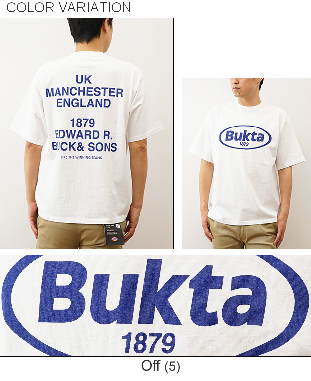 BUKTA バクタ Tシャツ バック プリント メンズ レディース 半袖 大きいサイズ オーバーサイズ ブランド おしゃれ 綿100% アメカジ 登山 サッカー BU2345808 |  | 03