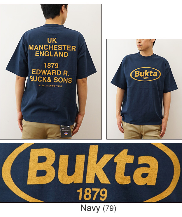 BUKTA バクタ Tシャツ バック プリント メンズ レディース 半袖 大きいサイズ オーバーサイズ ブランド おしゃれ 綿100% アメカジ 登山 サッカー BU2345808 |  | 05