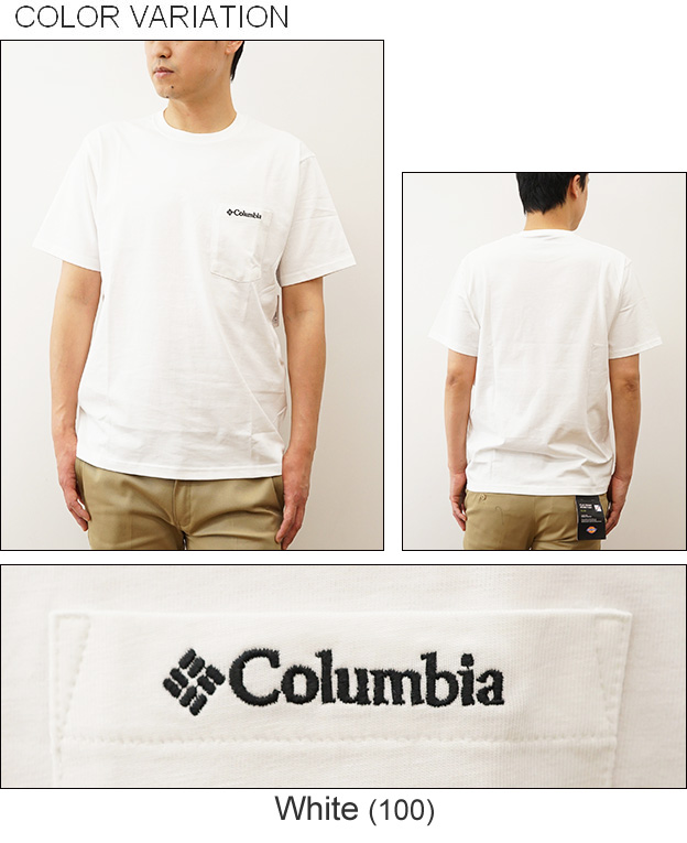 Columbia コロンビア Tシャツ ヤングストリート ショートスリーブ クルー メンズ レディース 半袖 ポケT 大きいサイズ ポケット 紫外線 キャンプ 登山 夏 XE1769 | Columbia | 03