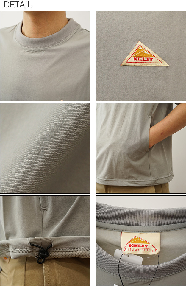 KELTY ケルティ Tシャツ ストレッチ 布帛 メンズ レディース 半袖 大きいサイズ ブランド おしゃれ 速乾 乾きやすい アメカジ 登山 キャンプ 海 夏 KE24113011 | KELTY | 02