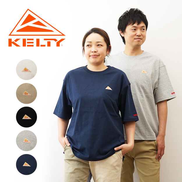 KELTY ケルティ Tシャツ ミニ ロゴ 半袖 メンズ レディース オーバーサイズ アメリカ 綿100% おしゃれ アメカジ アウトドア 夏 お揃い ペアルック KE24113023 | KELTY