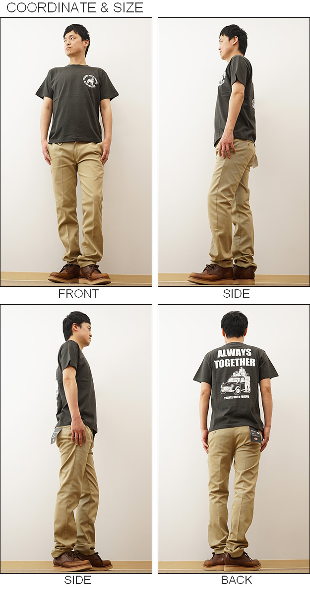 gym master ジムマスター Tシャツ 5.6oz ALWAYS TOGETHER Tee メンズ レディース 半袖 大きいサイズ バックプリント 綿100 ブランド 犬 プロレス G374715 | gym master | 01