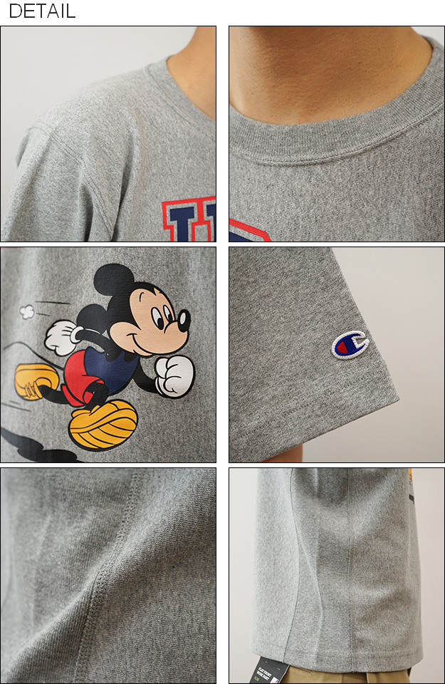 Champion（チャンピオン） リバースウィーブ Tシャツ ミッキー 