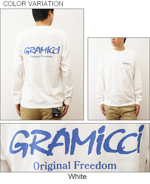 グラミチ オリジナルフリーダムL/S Tシャツ メンズ レディース 長袖 ロンＴ コットン シンプル カジュアル アウトドア 普段着 G4FU-T108 GRAMiCCi 2024秋冬 GRAMICCI グラミチ ロンT Tシャツ 長袖 メンズ オリジナル
