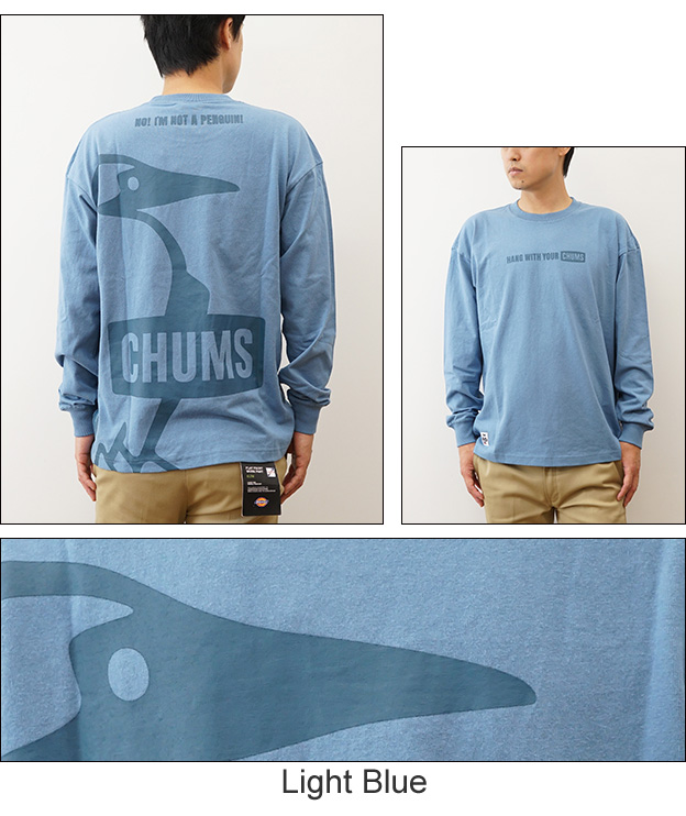 CHUMS チャムス ロンT 長袖 Tシャツ オーバーサイズド ビッグ ブービー ブラッシュド ロングスリーブ メンズ レディース 大きいサイズ ブランド CH01-2455 | CHUMS | 05