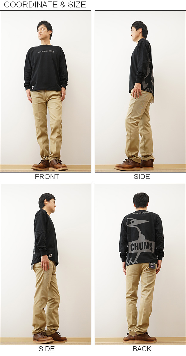 CHUMS チャムス ロンT 長袖 Tシャツ オーバーサイズド ビッグ ブービー ブラッシュド ロングスリーブ メンズ レディース 大きいサイズ ブランド CH01-2455 | CHUMS | 01