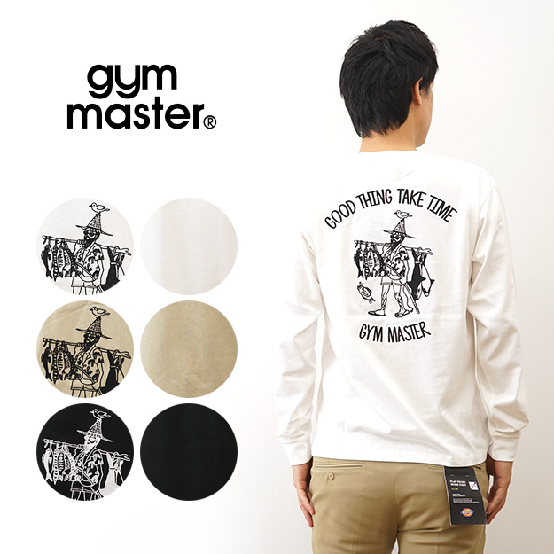 gym master ジムマスター ロンT 長袖 Tシャツ 7.4oz GOOD THING 刺繍 メンズ レディース アメカジ ストリート ブランド インナー 重ね着 大きいサイズ G421702 | gym master
