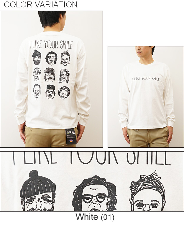 gym master ジムマスター 長袖 Tシャツ 7.4oz YOUR SMILE ロンTee メンズ レディース 厚手 リブ アメカジ ストリート ブランド インナー 大きいサイズ G421700 | gym master | 03