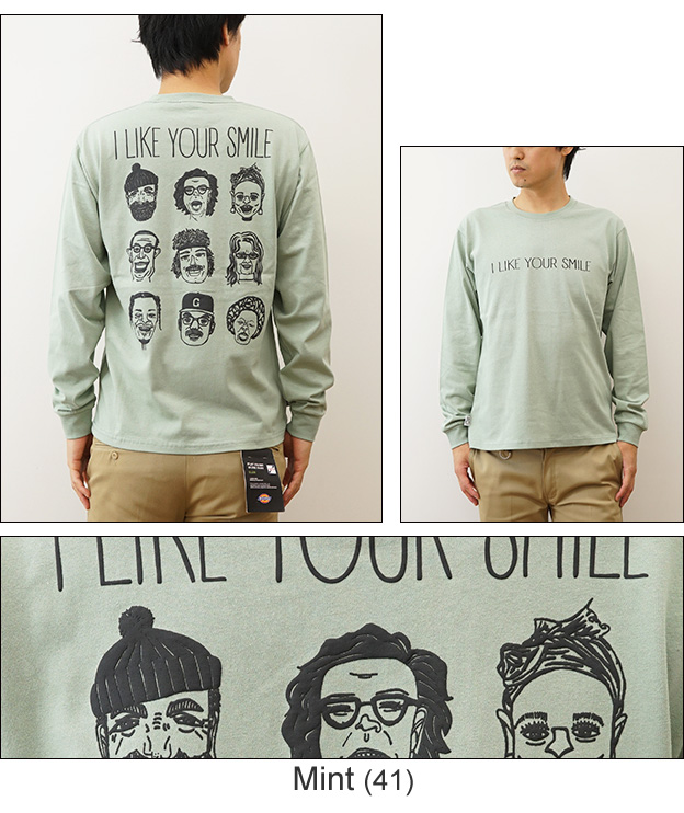 gym master ジムマスター 長袖 Tシャツ 7.4oz YOUR SMILE ロンTee メンズ レディース 厚手 リブ アメカジ ストリート ブランド インナー 大きいサイズ G421700 | gym master | 04