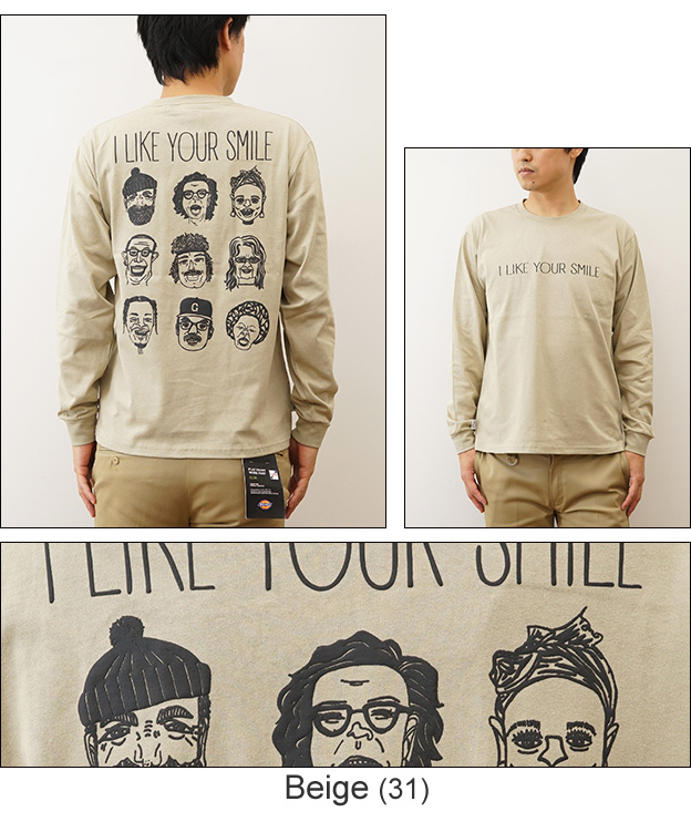 gym master ジムマスター 長袖 Tシャツ 7.4oz YOUR SMILE ロンTee メンズ レディース 厚手 リブ アメカジ ストリート ブランド インナー 大きいサイズ G421700 | gym master | 05