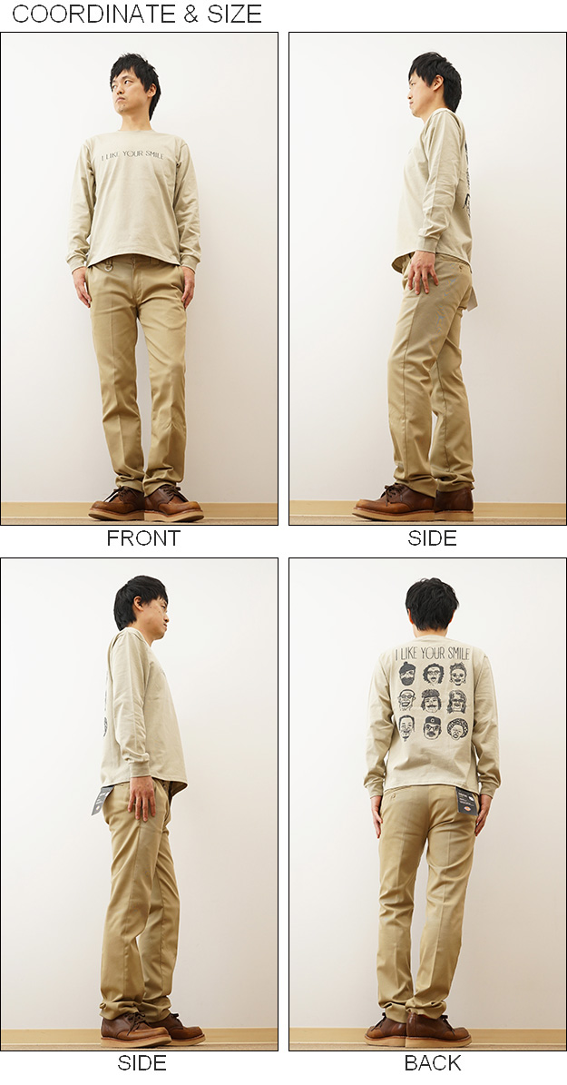 gym master ジムマスター 長袖 Tシャツ 7.4oz YOUR SMILE ロンTee メンズ レディース 厚手 リブ アメカジ ストリート ブランド インナー 大きいサイズ G421700 | gym master | 01