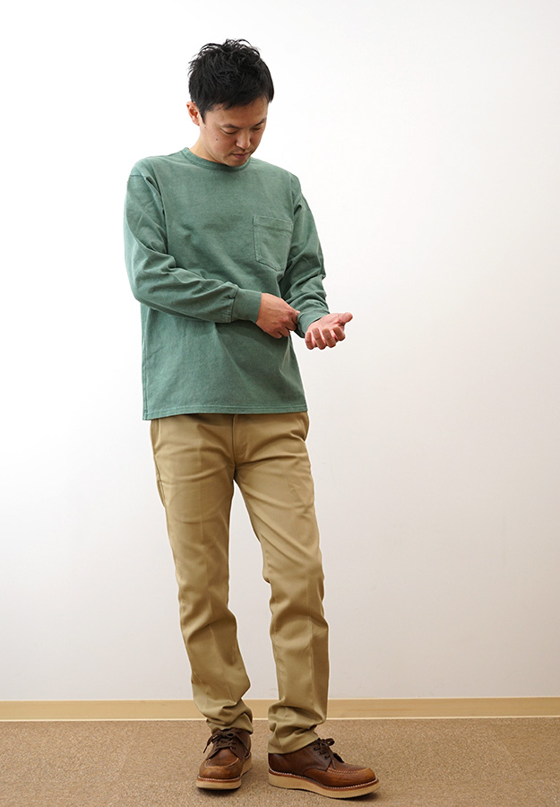 KRIFF MAYER クリフメイヤー 長袖 Tシャツ ヘビーOZ ピグメント ロンT 綿100 厚手 大きいサイズ メンズ レディース 無地 春 夏 秋 冬 インナー 黒 白 2435807 | KRIFF MAYER | 05