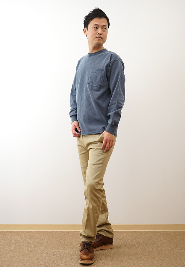 KRIFF MAYER クリフメイヤー 長袖 Tシャツ ヘビーOZ ピグメント ロンT 綿100 厚手 大きいサイズ メンズ レディース 無地 春 夏 秋 冬 インナー 黒 白 2435807 | KRIFF MAYER | 07