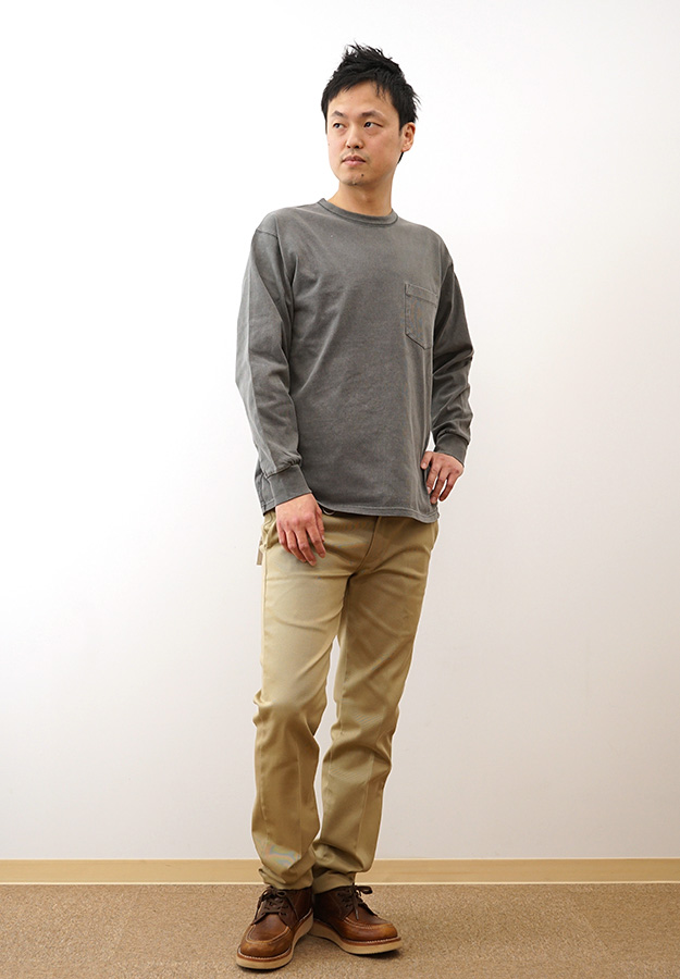 KRIFF MAYER クリフメイヤー 長袖 Tシャツ ヘビーOZ ピグメント ロンT 綿100 厚手 大きいサイズ メンズ レディース 無地 春 夏 秋 冬 インナー 黒 白 2435807 | KRIFF MAYER | 08