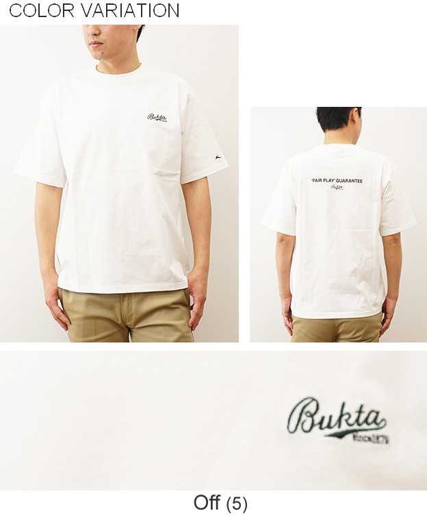 BUKTA バクタ Tシャツ ヘビーウェイト バックロゴT 刺繍 メンズ 半袖 大きいサイズ 綿100% サッカー ウェア ブランド シンプル プリント おしゃれ BU2445804 | Bukta | 11