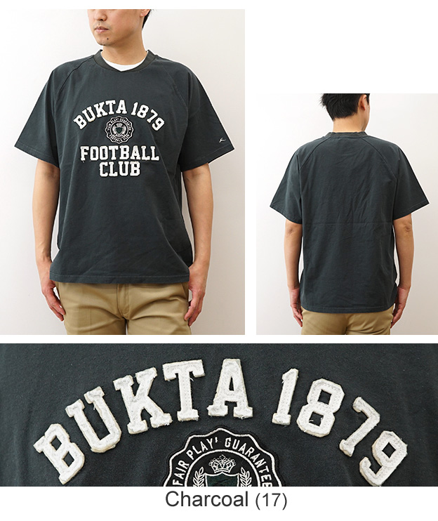 BUKTA バクタ Tシャツ ヘビーウェイト ゲームTEE カレッジ メンズ レディース 半袖 大きいサイズ 綿100% 厚手 アメカジ ブランド おしゃれ 白 黒 BU2445801 | Bukta | 11