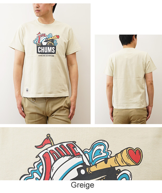 CHUMS チャムス Tシャツ メンズ レディース 綿100% ブービー ラブアンドアドベンチャー USAコットン M L XL 大きいサイズ 白 黒 アウトドア おしゃれ CH01-2516 | CHUMS | 09