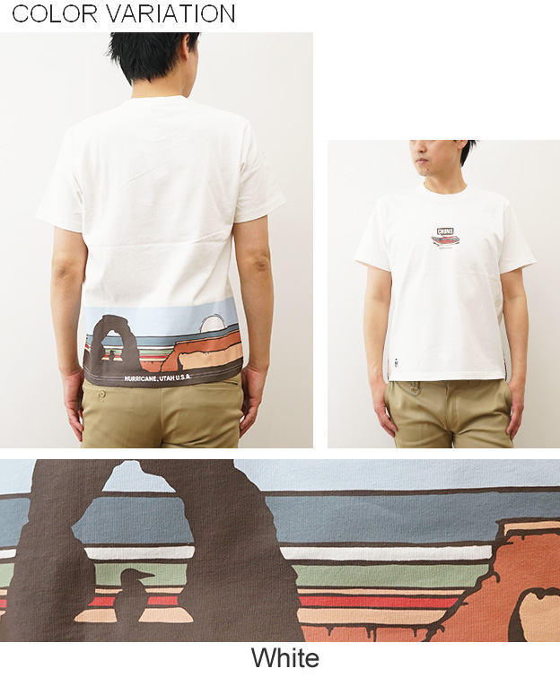 CHUMS チャムス Tシャツ メンズ レディース ユタランドスケープ 綿100% 大きいサイズ 白 黒 おしゃれ かわいい アウトドア アメカジ プレゼント CH01-2520 | CHUMS | 11
