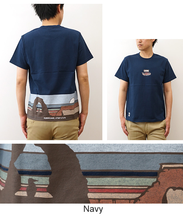 CHUMS チャムス Tシャツ メンズ レディース ユタランドスケープ 綿100% 大きいサイズ 白 黒 おしゃれ かわいい アウトドア アメカジ プレゼント CH01-2520 | CHUMS | 13