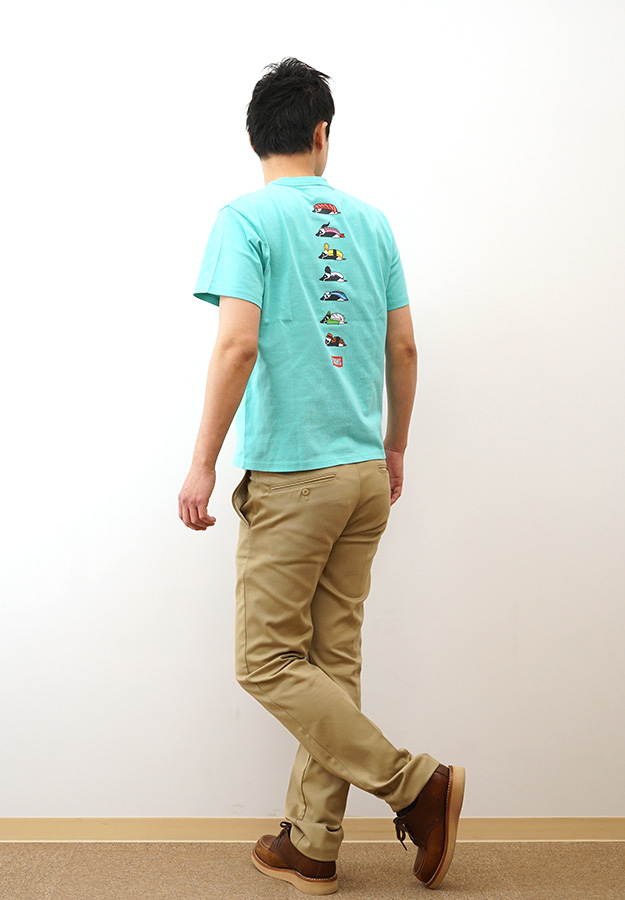 CHUMS チャムス ブービー スシフレンズ Tシャツ メンズ レディース 半袖 プリント 大きいサイズ 綿100% 刺繍 キャンプ おしゃれ 黒 白 タイダイ CH01-2521 | CHUMS | 04