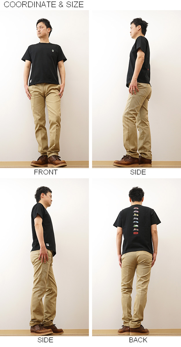 CHUMS チャムス ブービー スシフレンズ Tシャツ メンズ レディース 半袖 プリント 大きいサイズ 綿100% 刺繍 キャンプ おしゃれ 黒 白 タイダイ CH01-2521 | CHUMS | 07