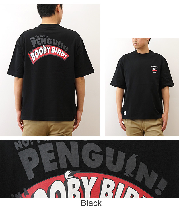 CHUMS チャムス Tシャツ アイムア ブービーバード メンズ レディース 半袖 オーバーサイズ 大きいサイズ 綿100% おしゃれ ペンギン 黒 白 ボーダー CH01-2524 | CHUMS | 11