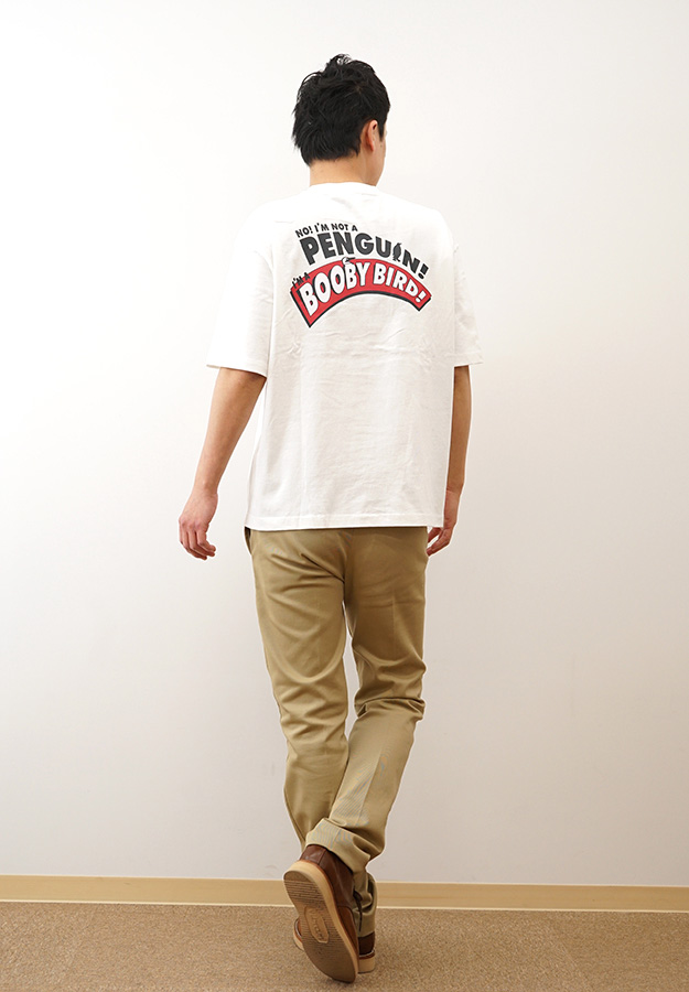 CHUMS チャムス Tシャツ アイムア ブービーバード メンズ レディース 半袖 オーバーサイズ 大きいサイズ 綿100% おしゃれ ペンギン 黒 白 ボーダー CH01-2524 | CHUMS | 01