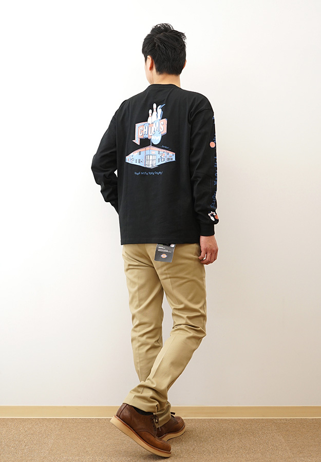 CHUMS チャムス ロンT 長袖 Tシャツ チャムスボウル メンズ レディース 大きいサイズ バックプリント ブランド おしゃれ ペンギン 春 夏 秋 冬 黒 白 CH01-2514 | CHUMS | 06