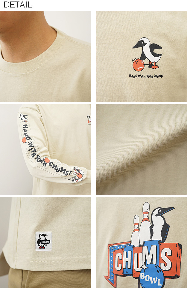 CHUMS チャムス ロンT 長袖 Tシャツ チャムスボウル メンズ レディース 大きいサイズ バックプリント ブランド おしゃれ ペンギン 春 夏 秋 冬 黒 白 CH01-2514 | CHUMS | 08