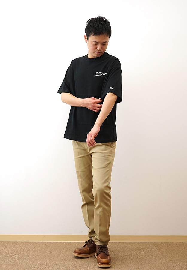 New Era ニューエラ Tシャツ 半袖 オーバーサイズド コットン The Met メンズ レディース 大きいサイズ 綿100% ブランド おしゃれ 白 黒 14457269 14457270 | NEW ERA | 03