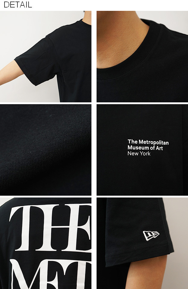 New Era ニューエラ Tシャツ 半袖 オーバーサイズド コットン The Met メンズ レディース 大きいサイズ 綿100% ブランド おしゃれ 白 黒 14457269 14457270 | NEW ERA | 06
